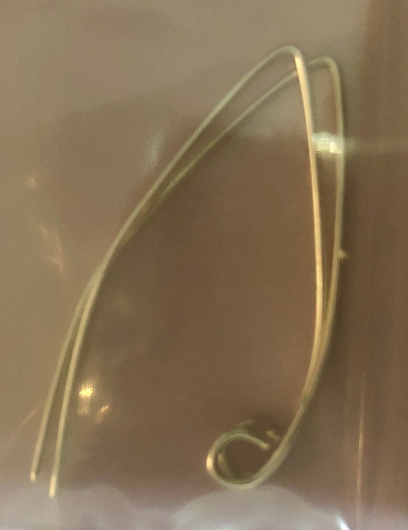 C3 SS 21ga marque ear wires with swan loop