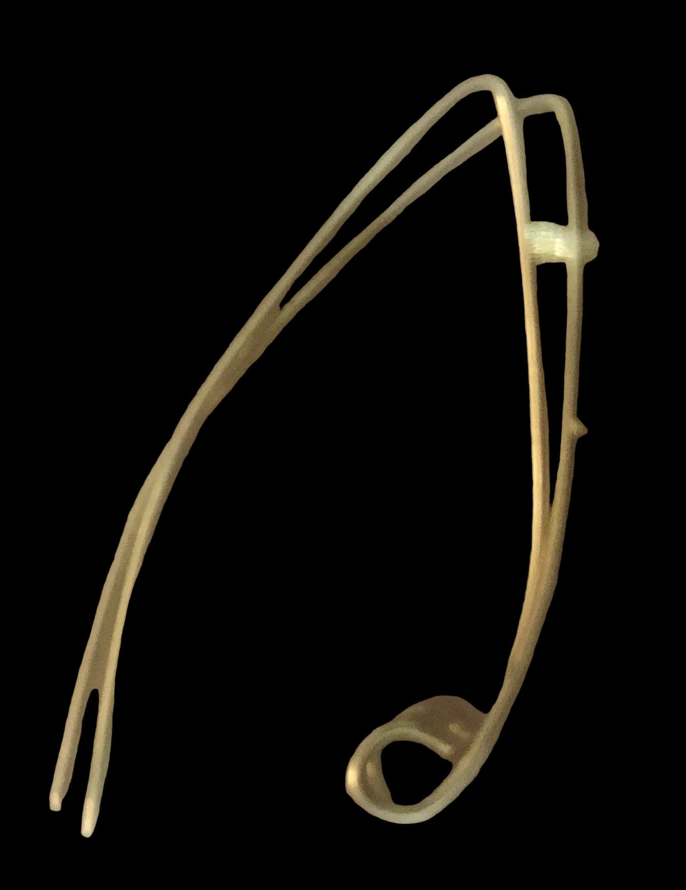 C3 SS 21ga marque ear wires with swan loop