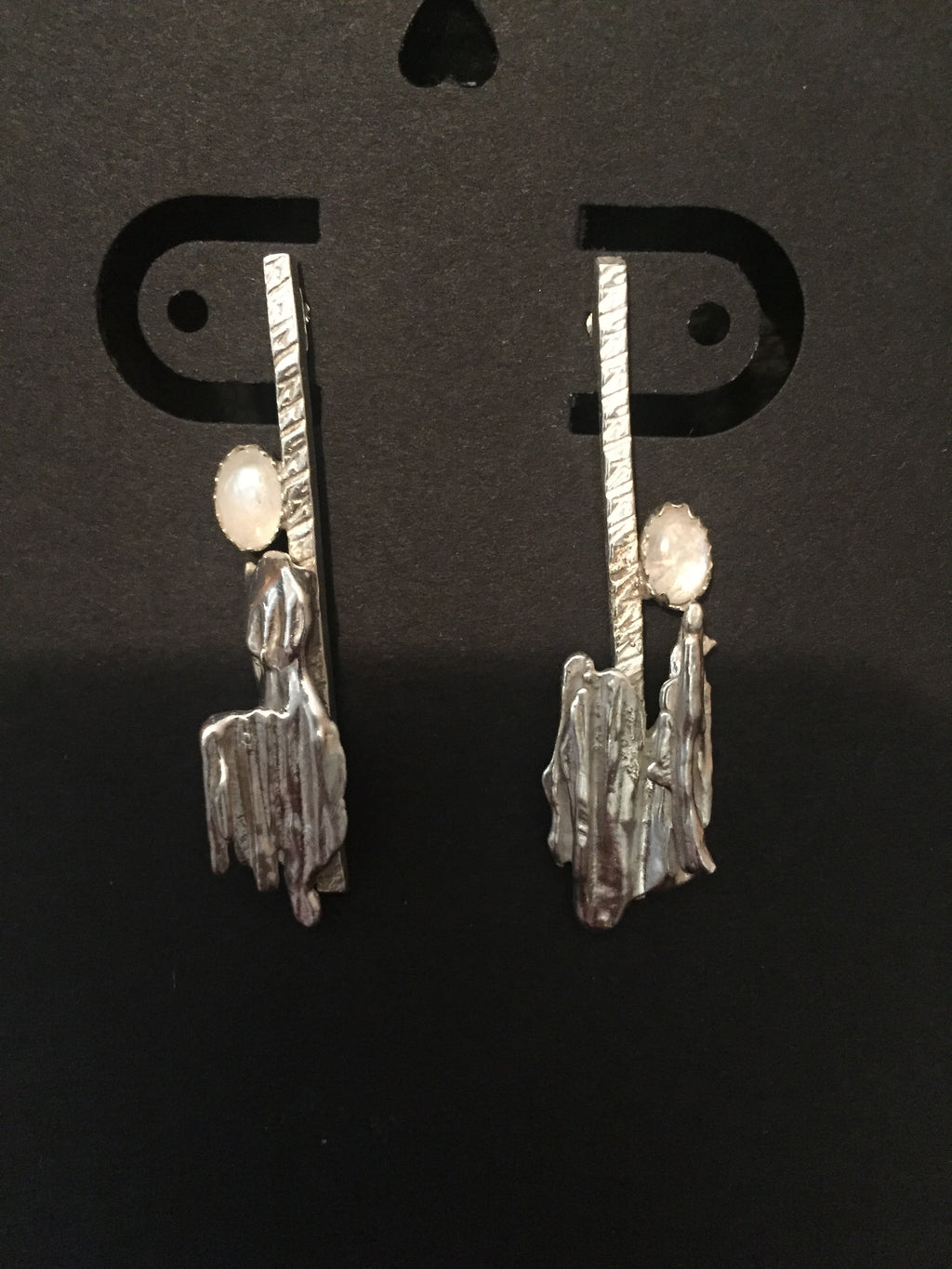 E119 ‘The Desert Moon’ SS Broomstick Casting & Moonstone Earrings