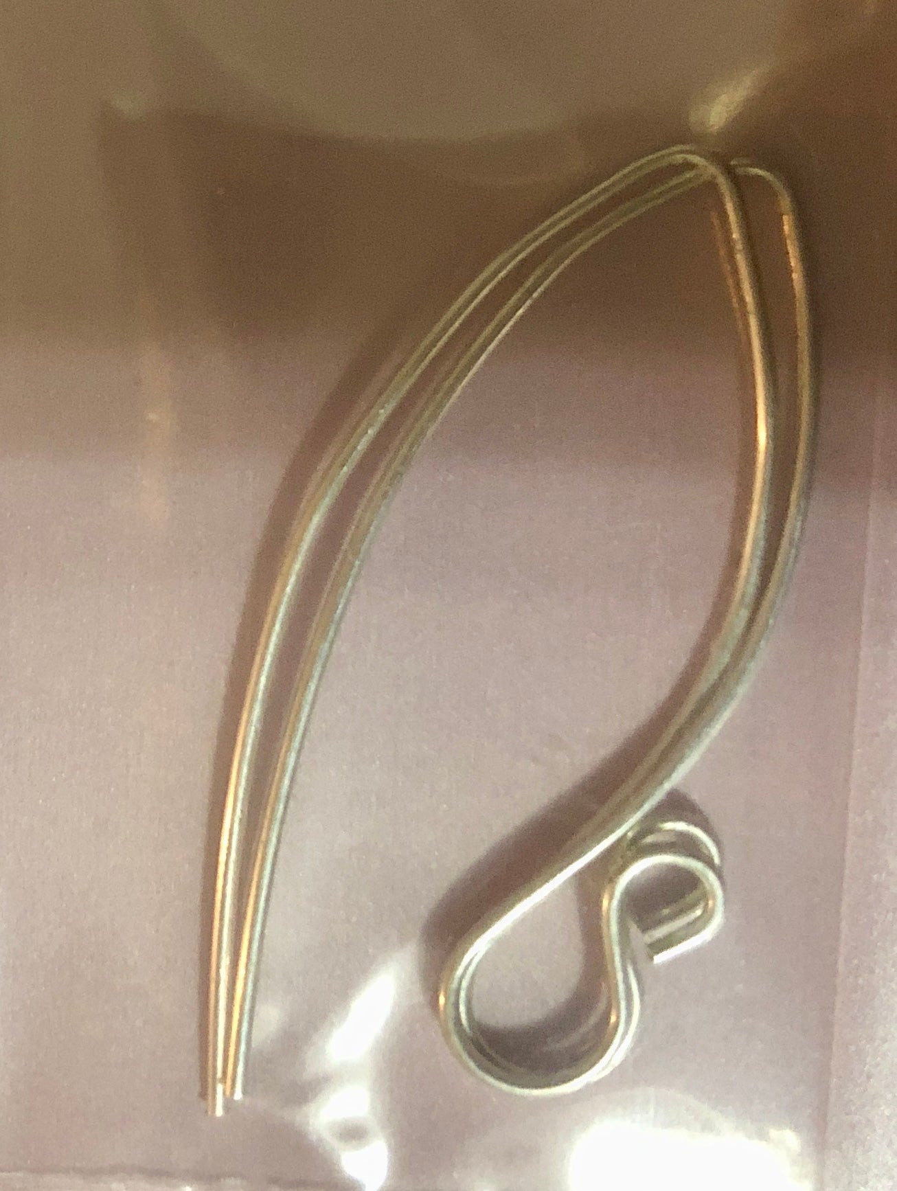 C3 SS 21ga marque ear wires with swan loop