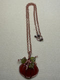 Wrapped Copper Pumpkin