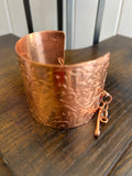 B3 Copper Wide Cuff with Toggle Clasp