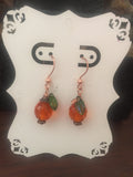 E50B Harvest Collection glass beads and copper pumpkin’s