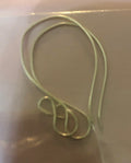 C5 SS 21ga swan hook ear wires