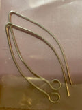 C1  SS 21ga Marque shaped ear wires