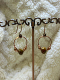 E194  “Landscape Jasper on a Wire” copper earrings