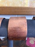 B5 Copper Wide Cuff Bracelet (Paisly Pattern)