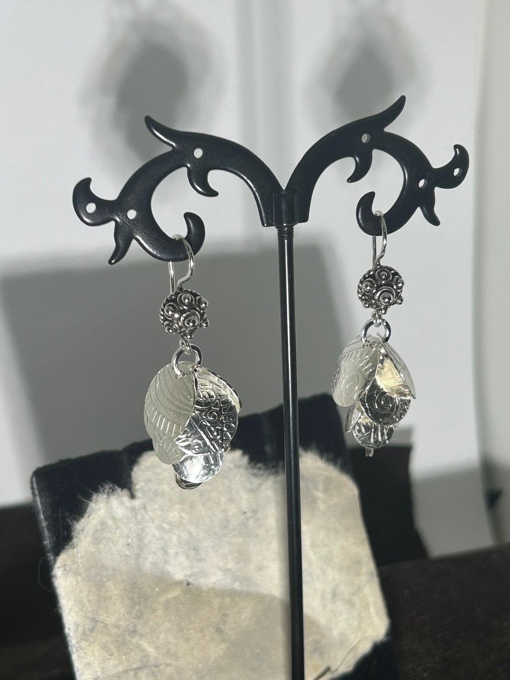 E160 Sterling Silver Cascade earrings