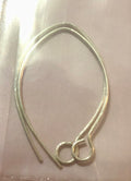 C6 SS 21ga marque shaped ear wires