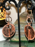E200 Harvest Collection: Sunflower ‘Fussy Cut’ Earrings