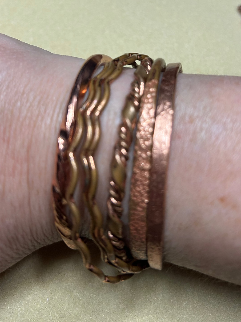 Copper ‘Twist it’ Bracelet